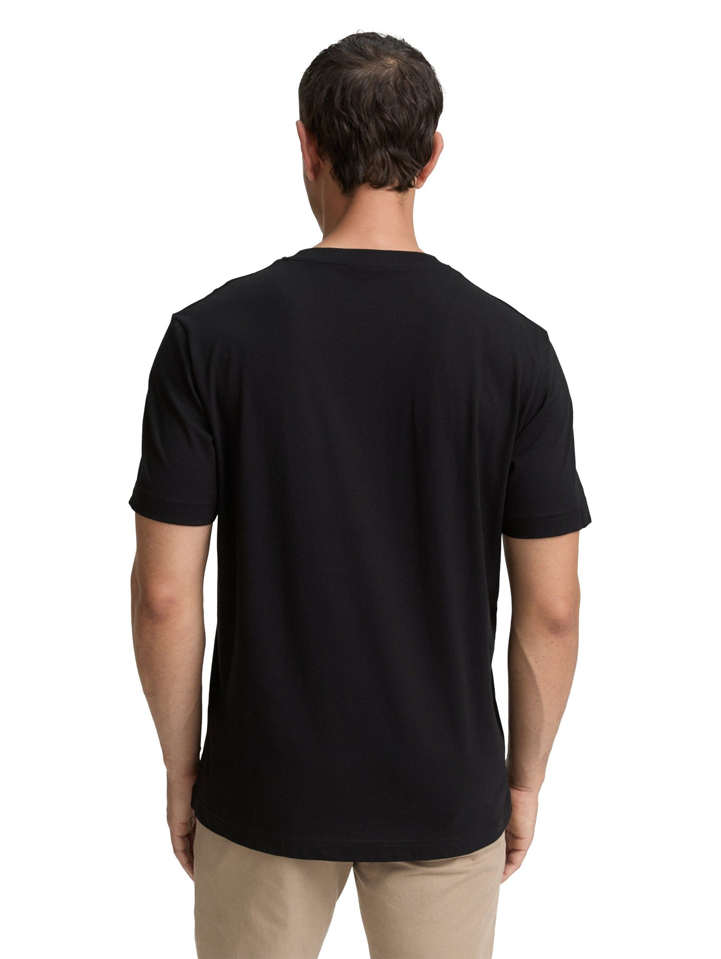 Tom Tailor Herren T-Shirts 2er-Pack schwarz