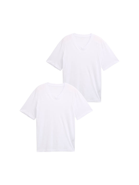 Tom Tailor Herren T-Shirts weiß