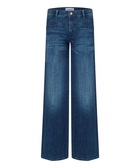 Cambio Damen Jeans Aimee seam 34 blau