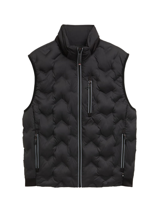 Tom Tailor Herren Hybrid Lightweight Steppweste XXXL schwarz