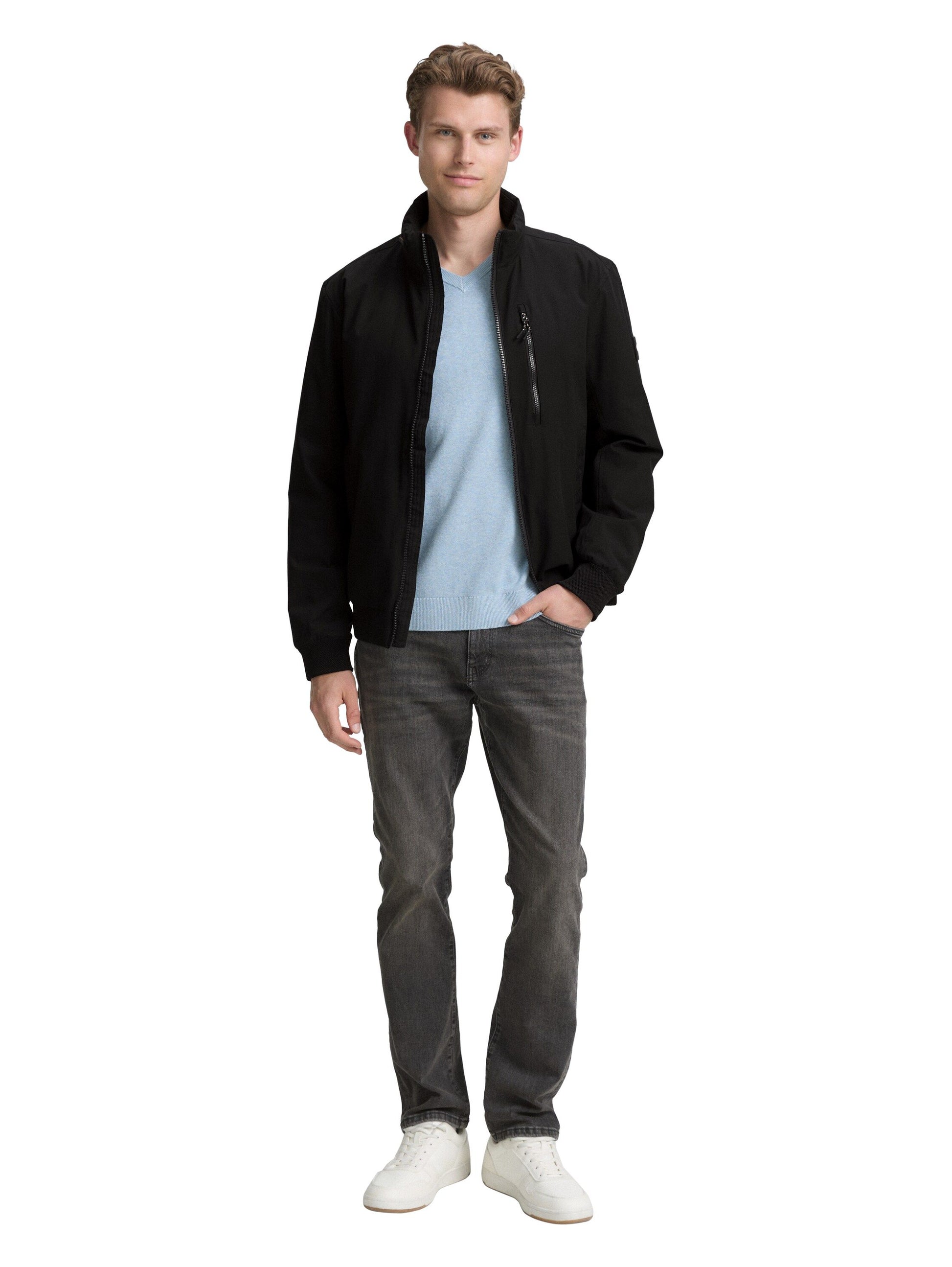 Tom Tailor Herren Blouson Jacke schwarz