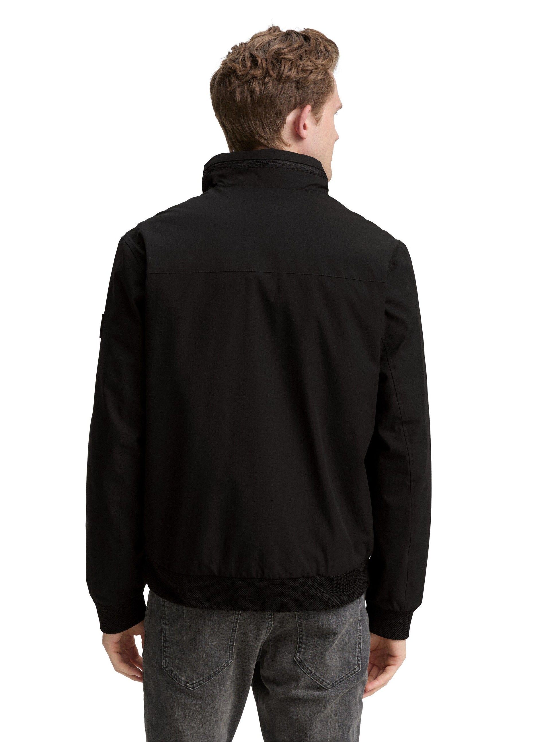 Tom Tailor Herren Blouson Jacke schwarz
