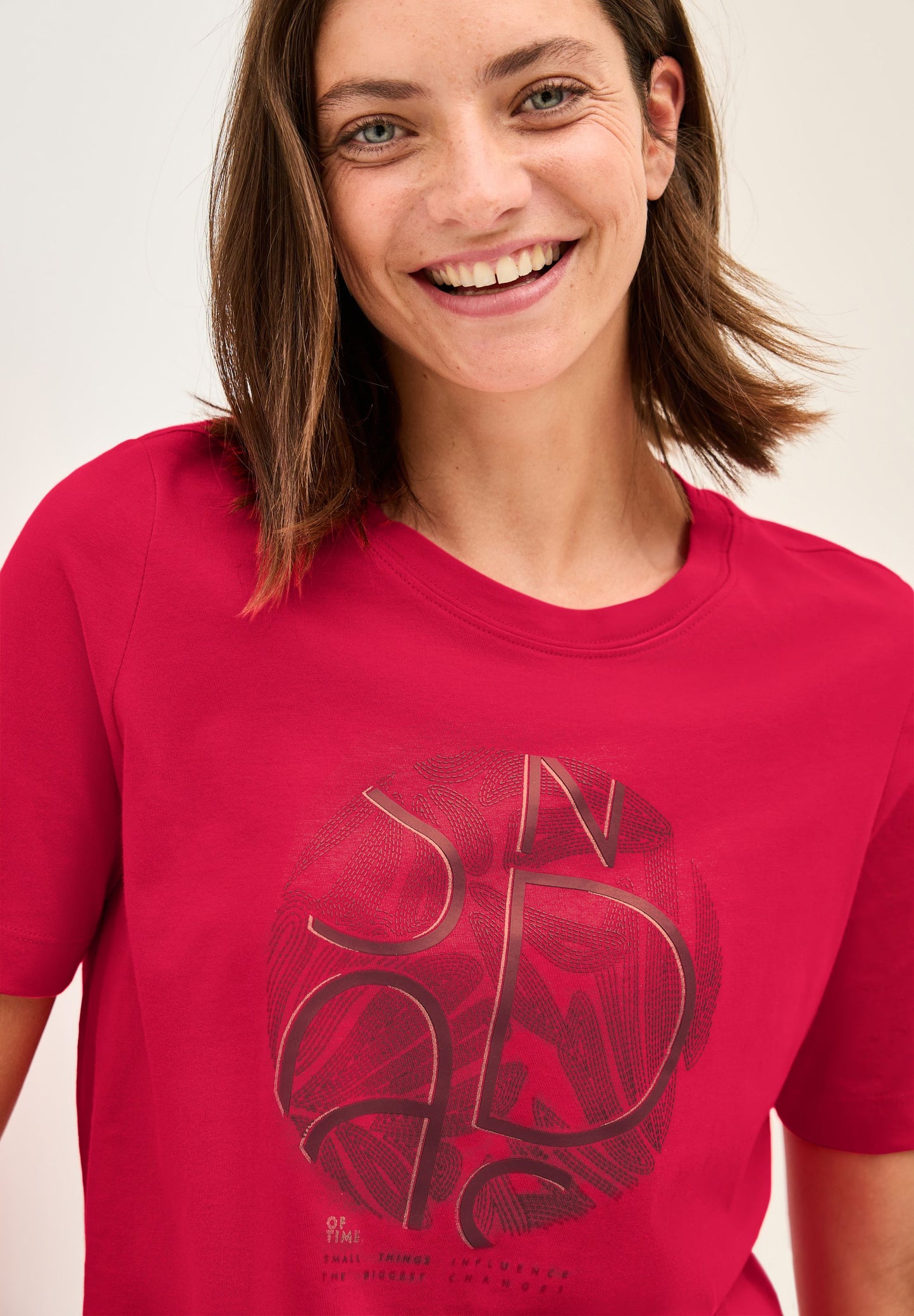 Cecil Damen T-Shirt rot