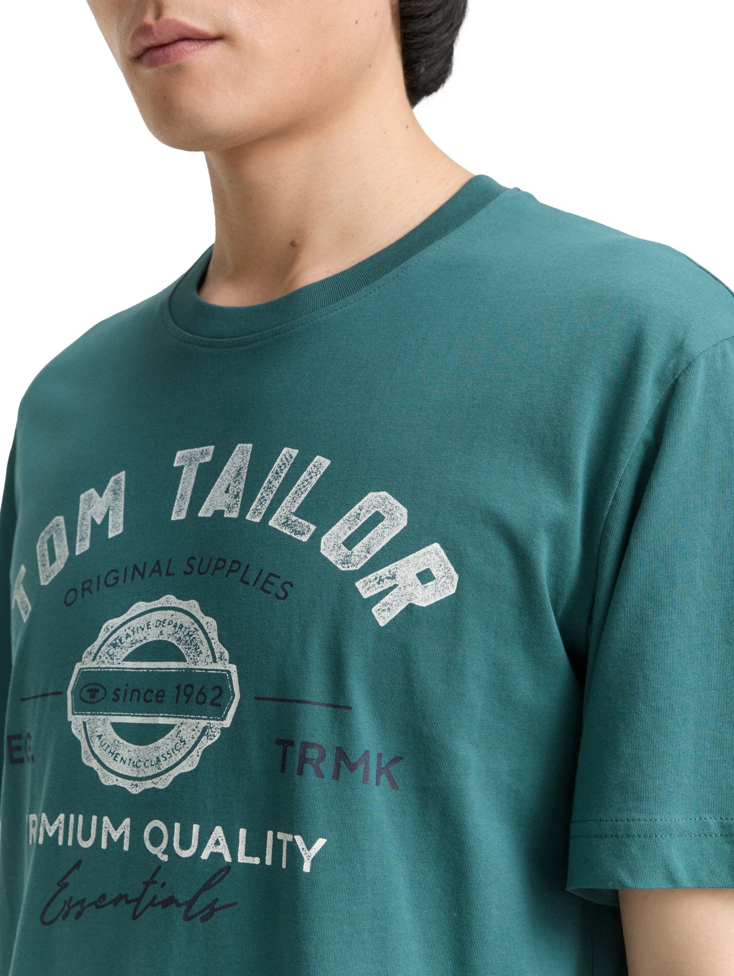 Tom Tailor – Tom Tailor Herren T-Shirt mit Logo-Print