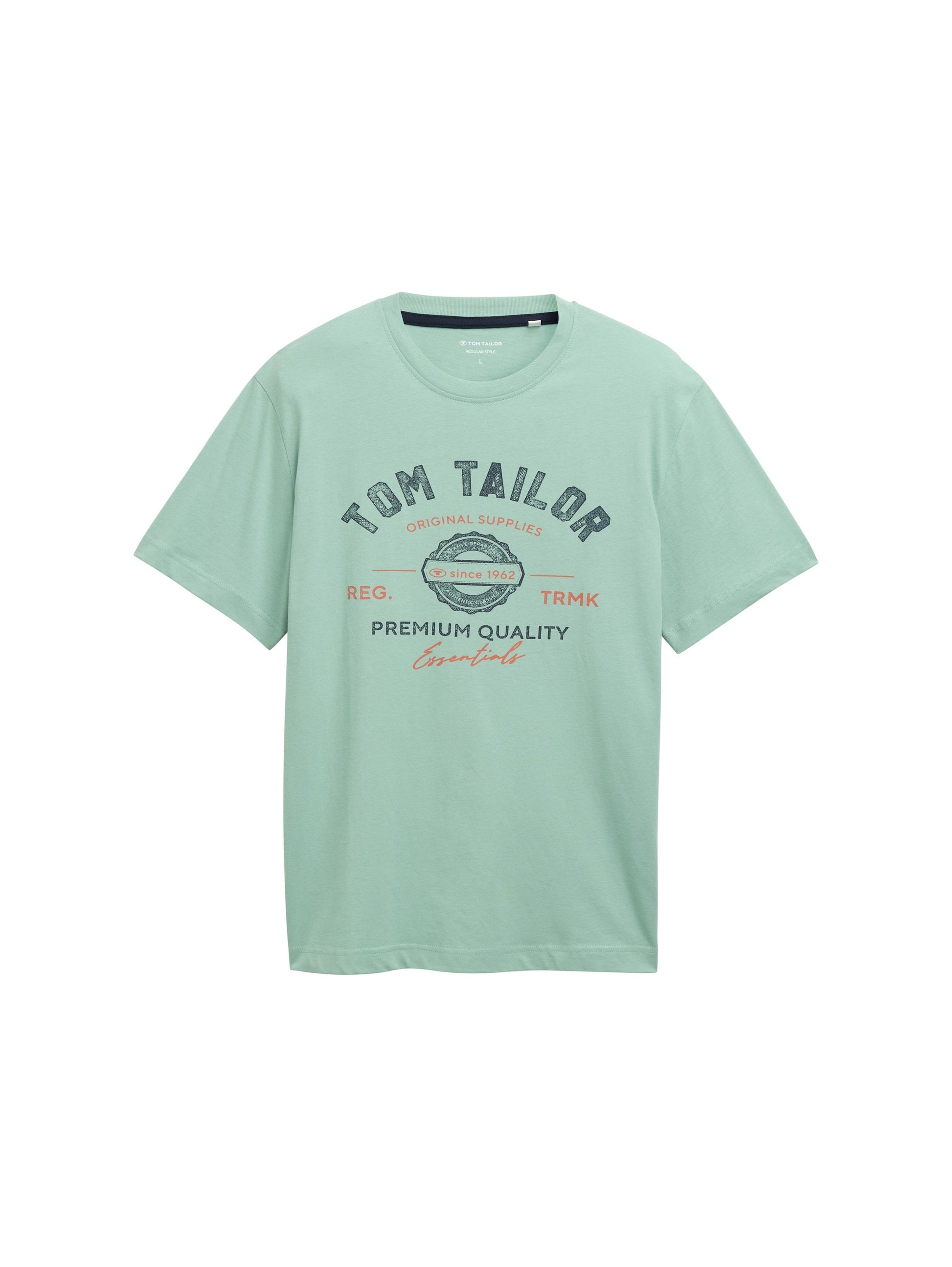 Tom Tailor – Tom Tailor Herren T-Shirt mit Logo-Print