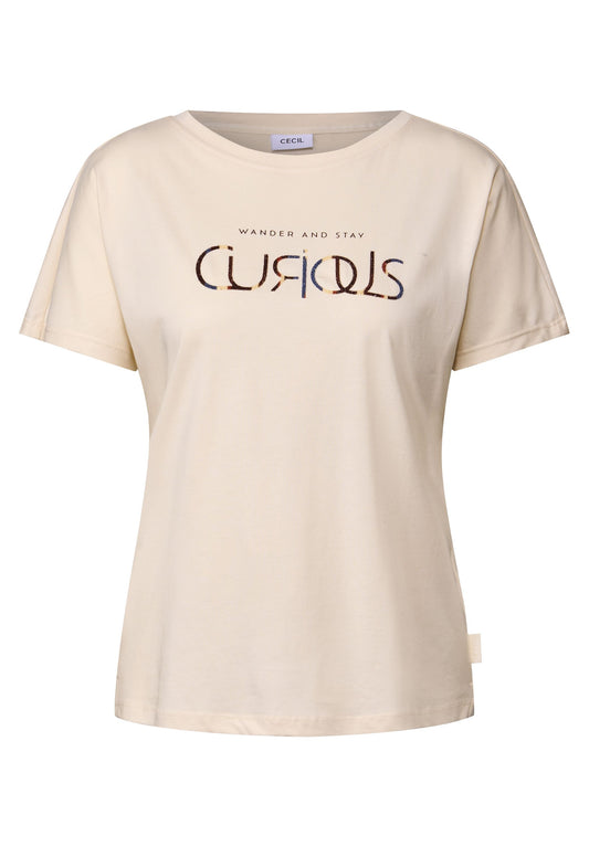 Cecil Damen T-Shirt XXL beige