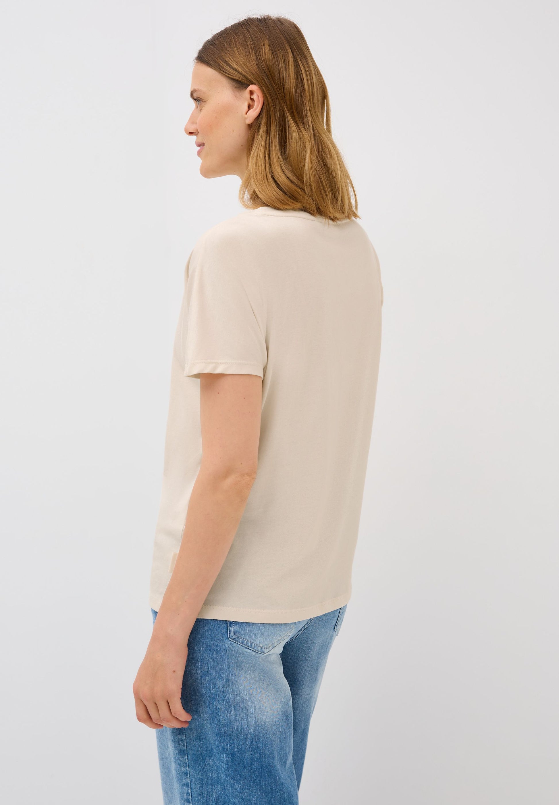 Cecil Damen T-Shirt beige