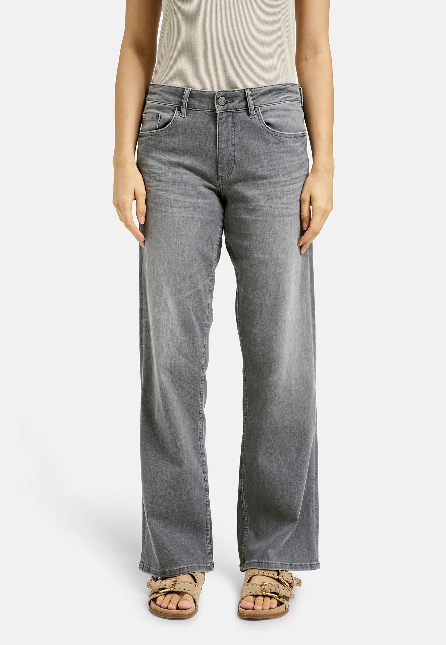 Smith&Soul Damen Jeans Sina grau