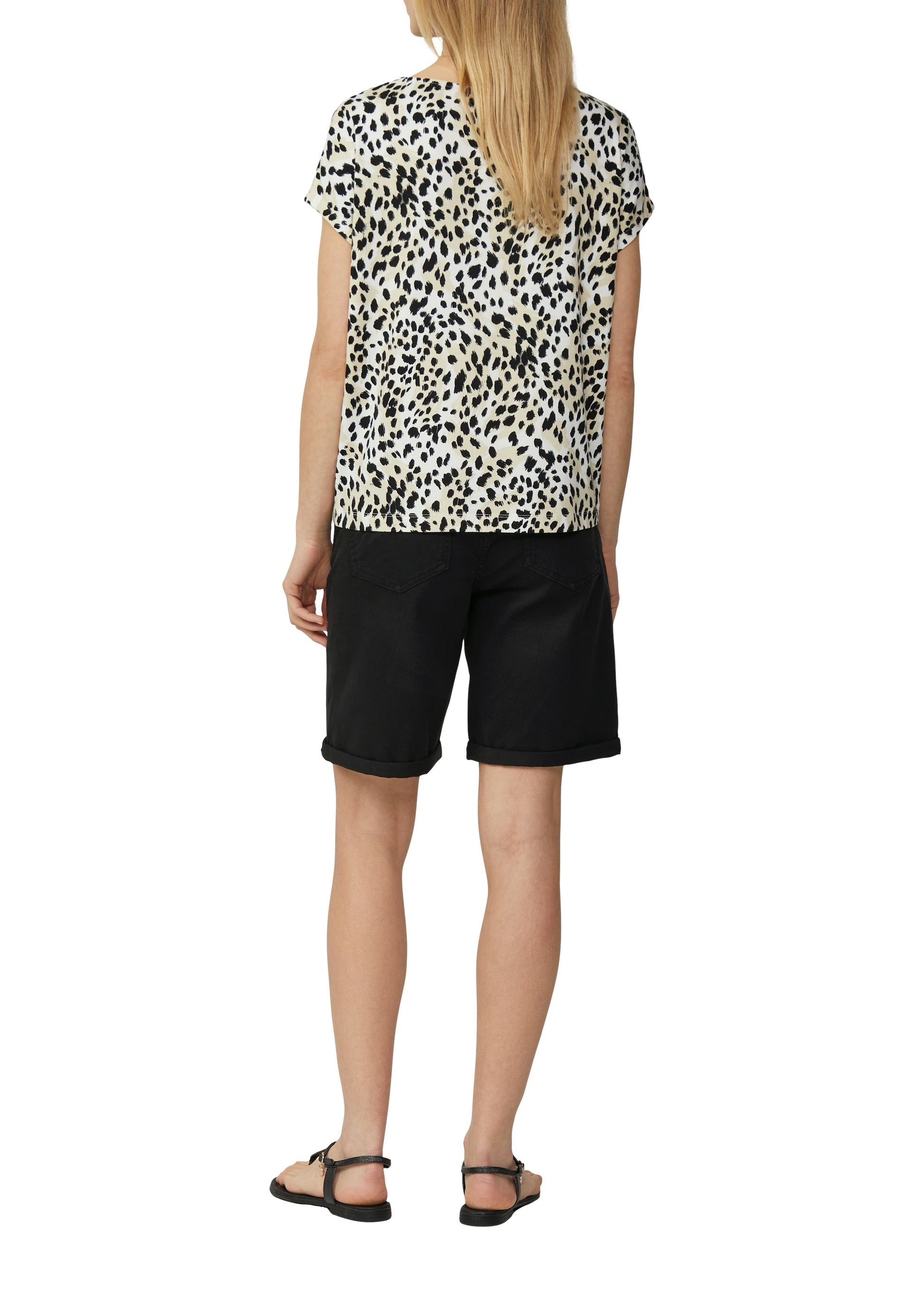 s.Oliver Damen T-Shirt weiß