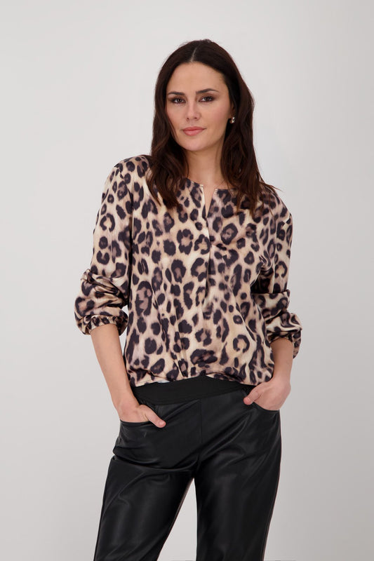 Monari Damen Bluse braun