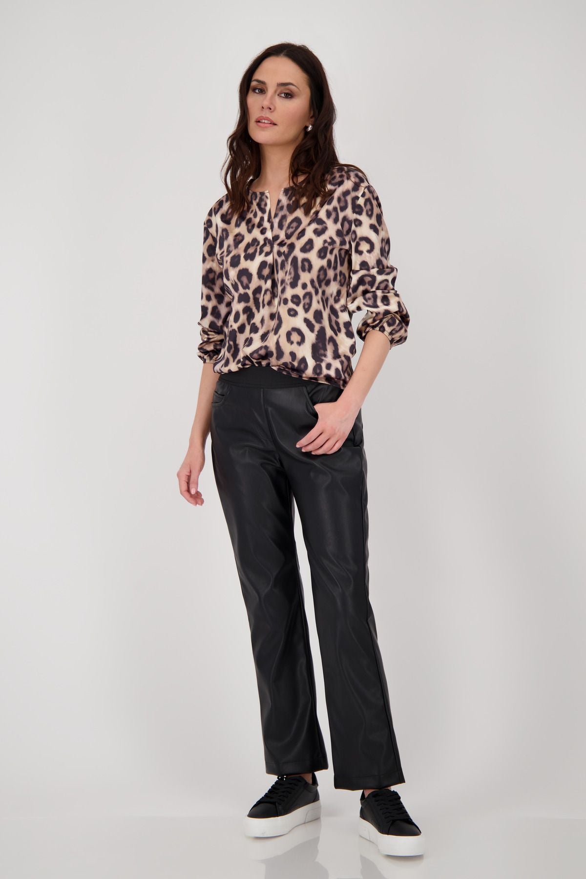 Monari Damen Bluse braun