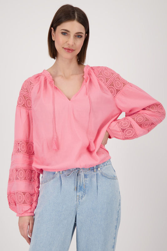 Monari Damen Bluse rosa