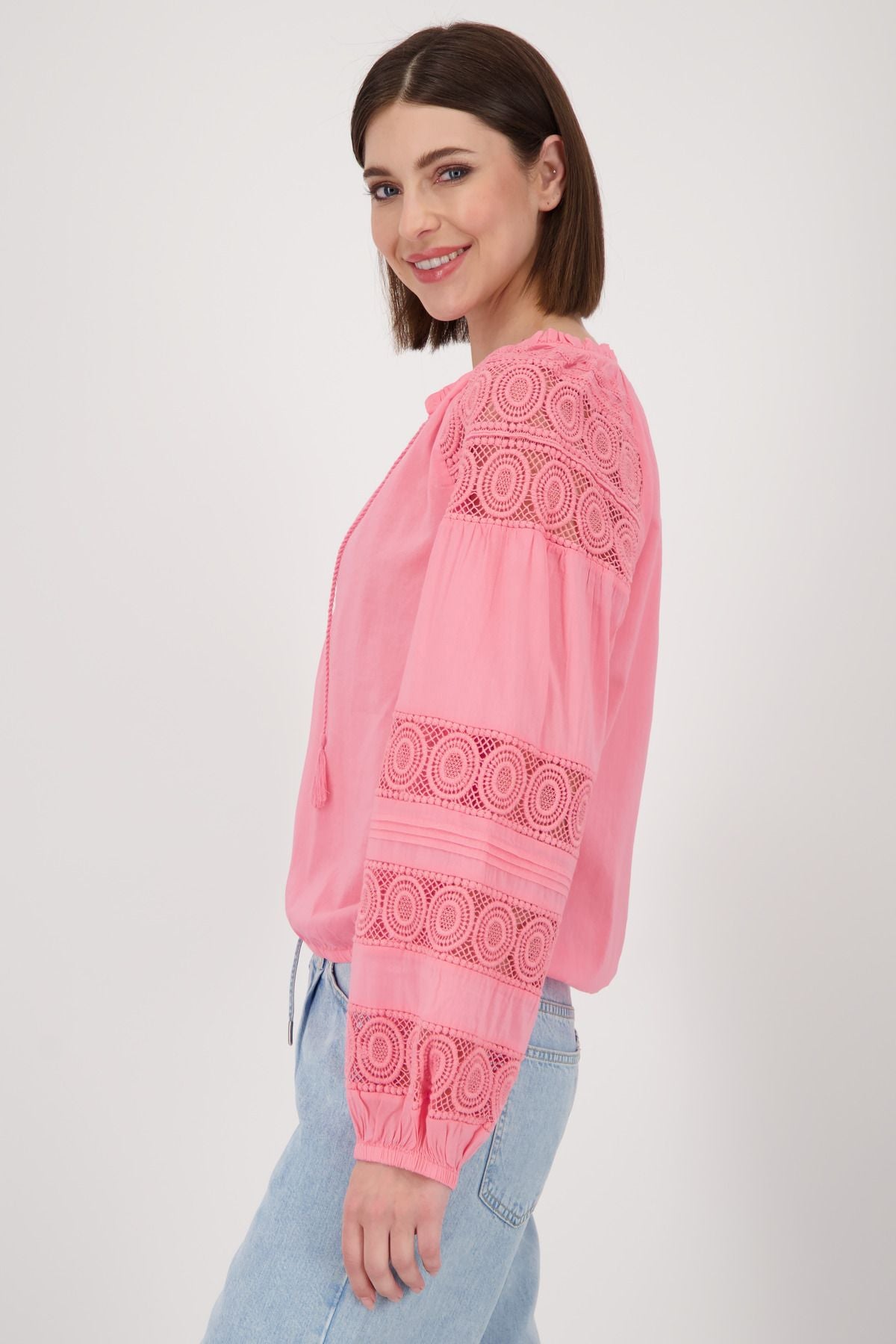Monari Damen Bluse rosa