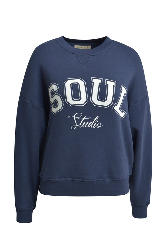 Smith&Soul Damen Sweatshirt blau