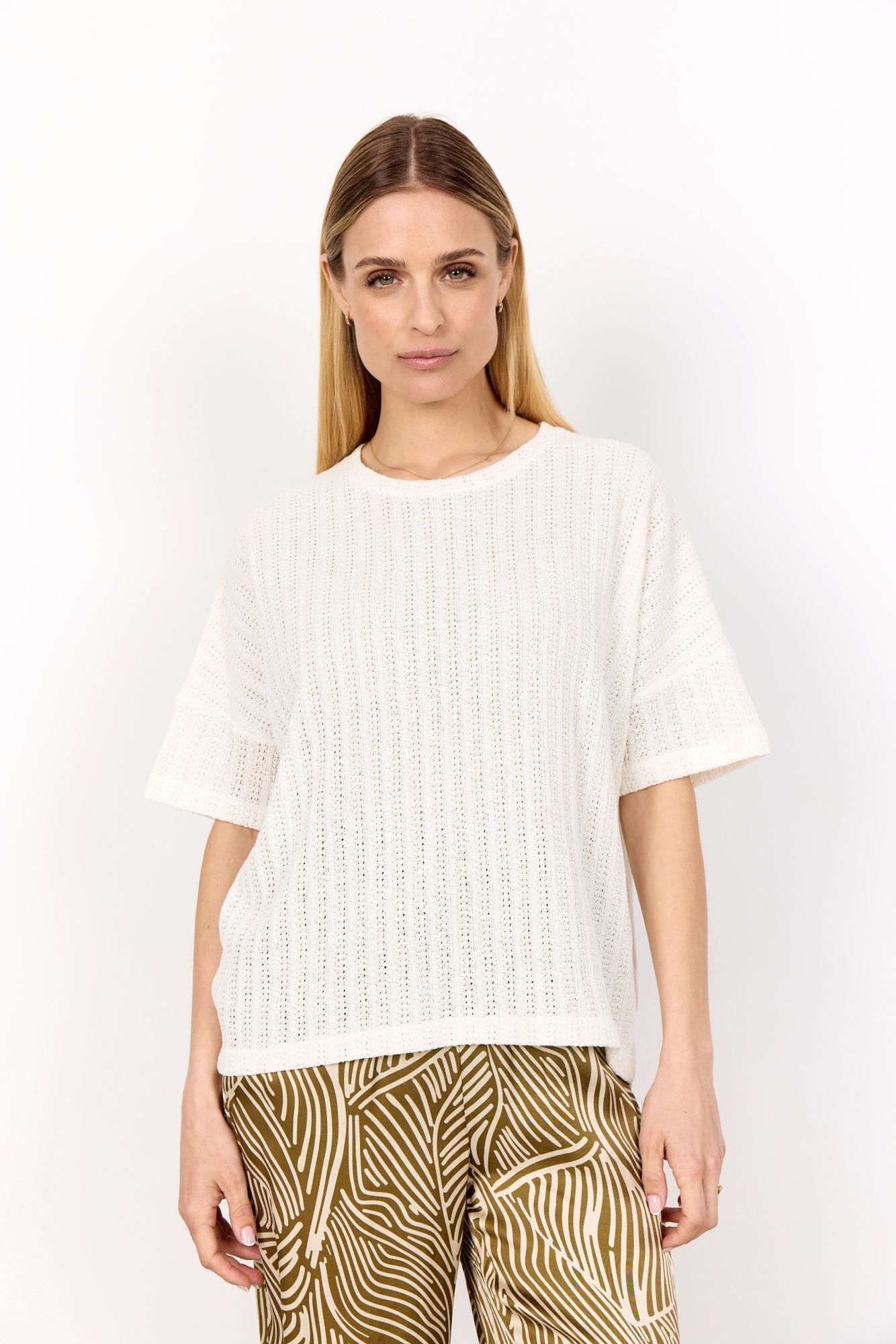 Soyaconcept Damen Bluse SC-SHONAS 2 weiß