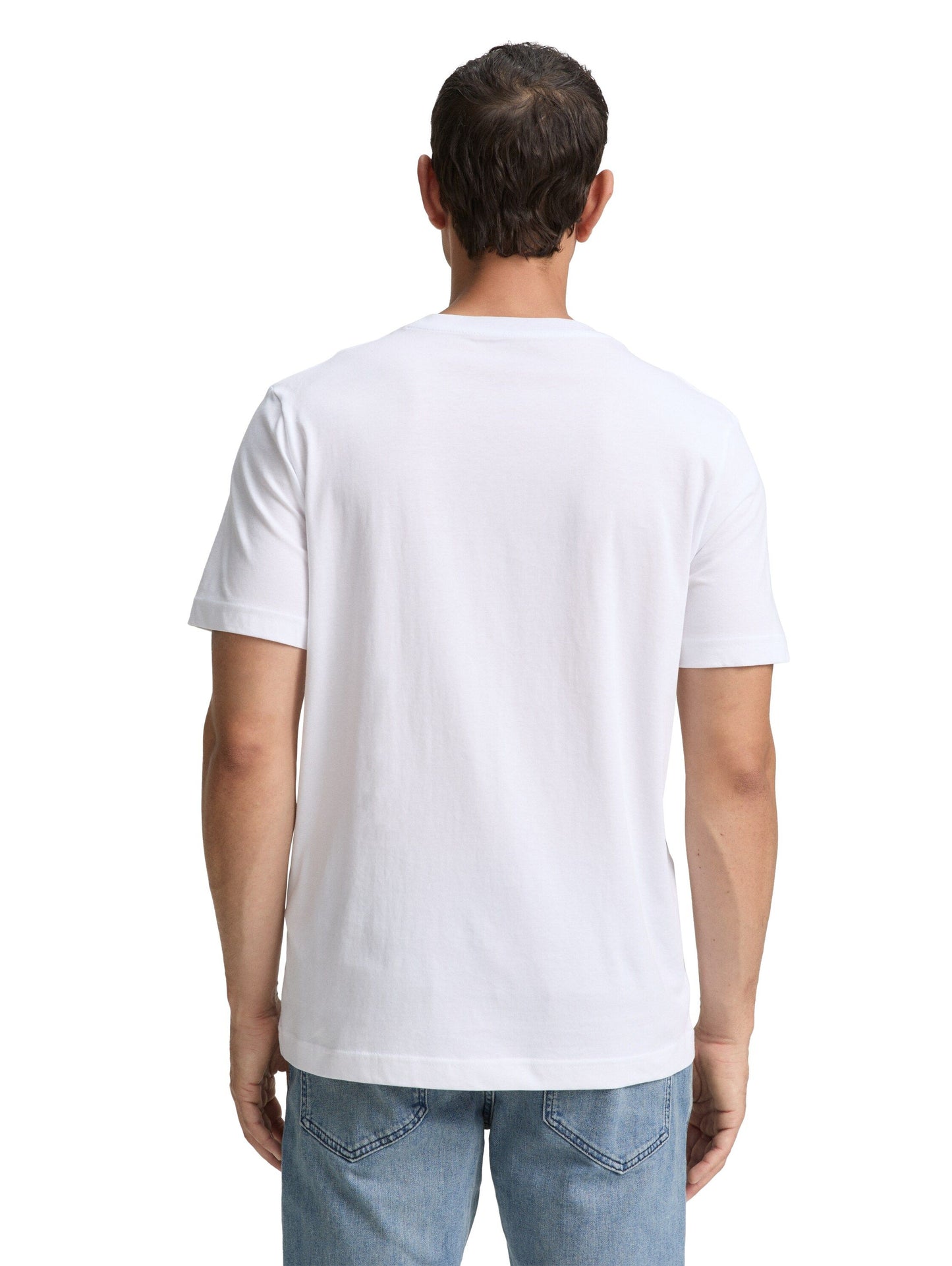 Tom Tailor Herren T-Shirt weiß