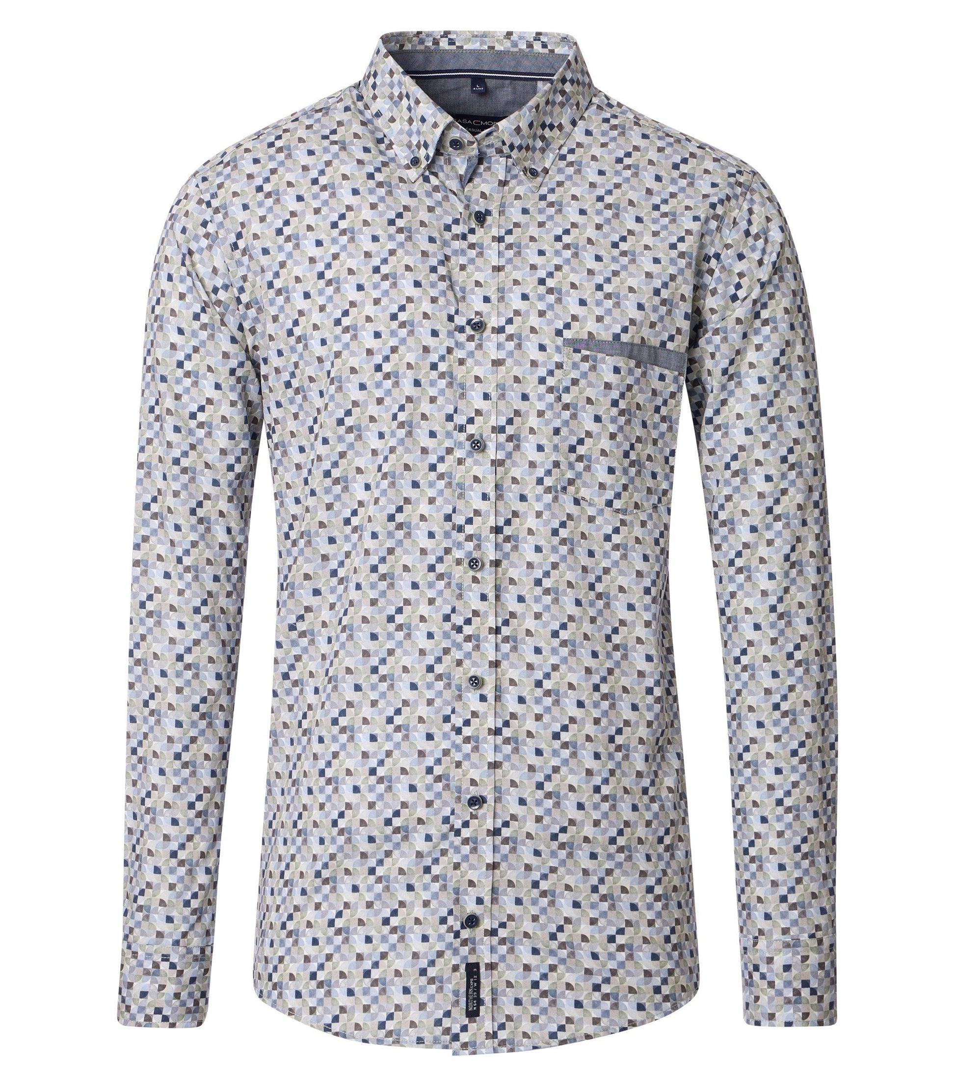 Casa Moda Herren Hemd grün