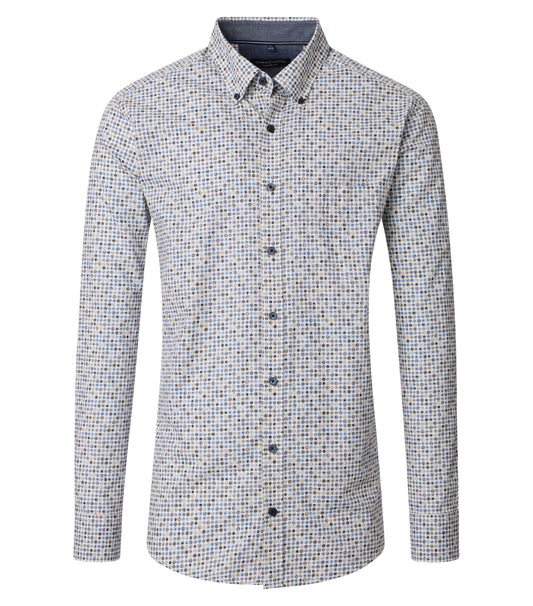 Casa Moda Herren Hemd braun