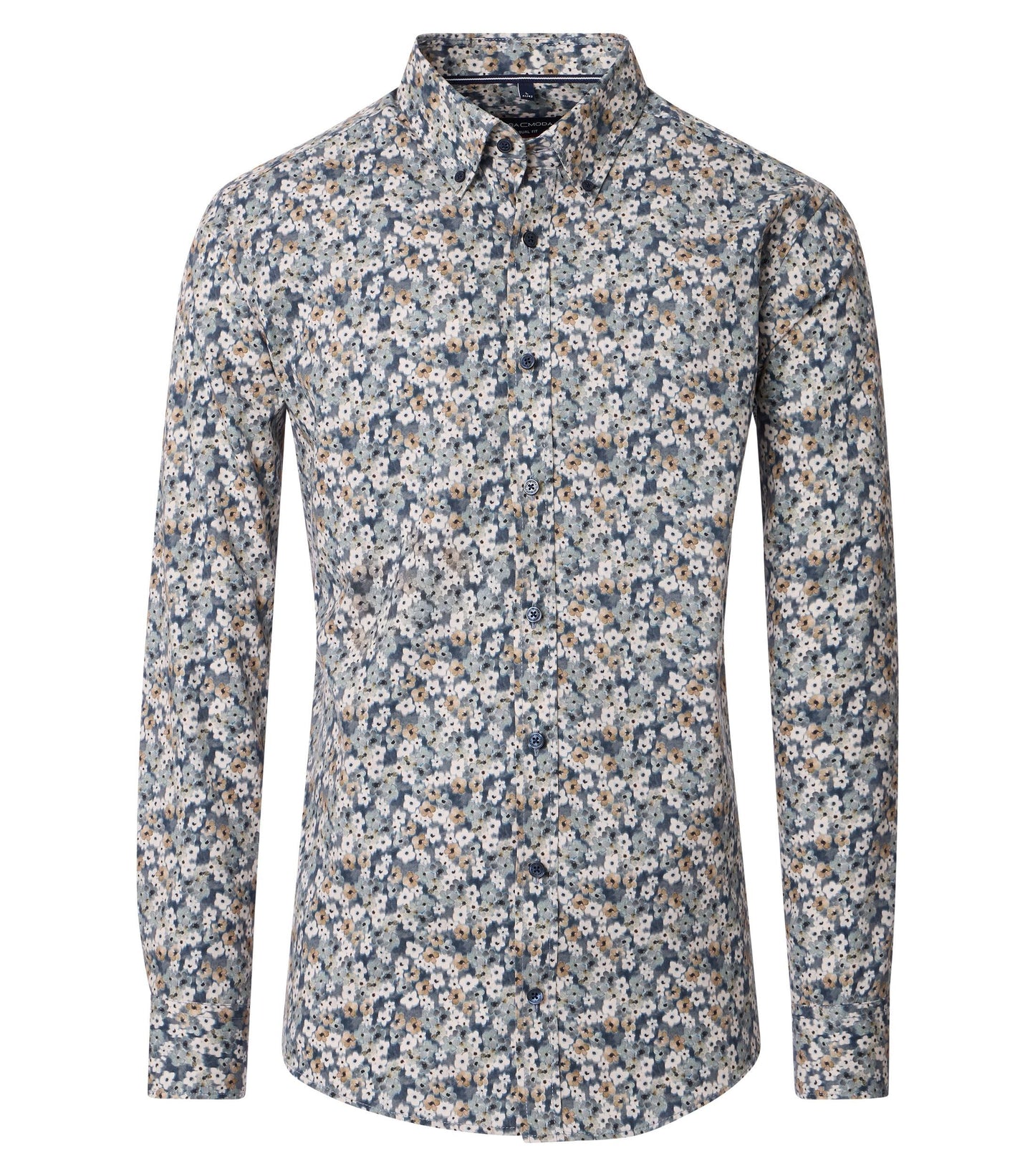 Casa Moda Herren Hemd silber