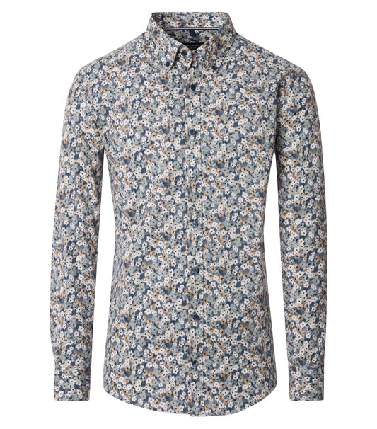 Casa Moda Herren Hemd silber