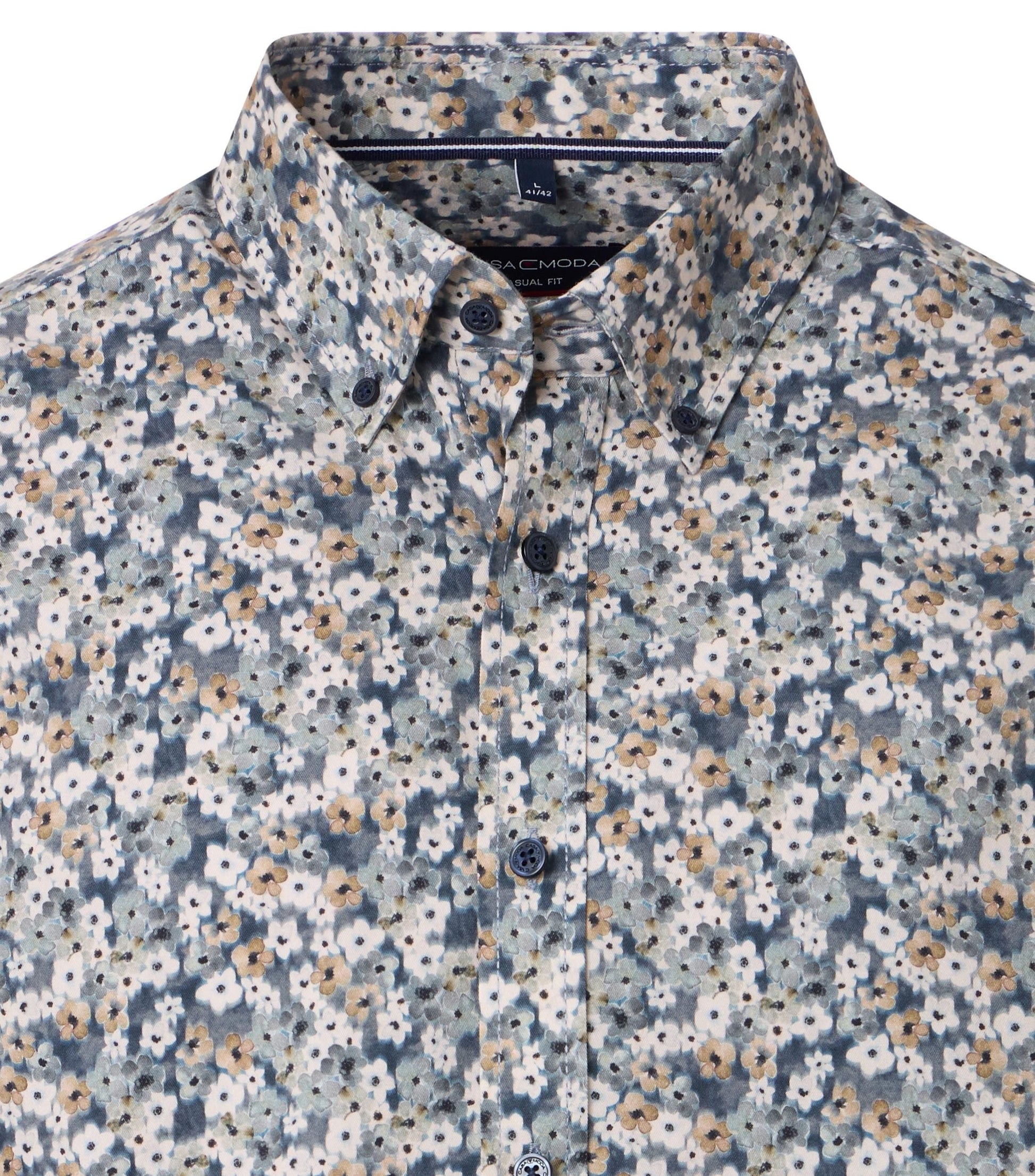 Casa Moda Herren Hemd silber