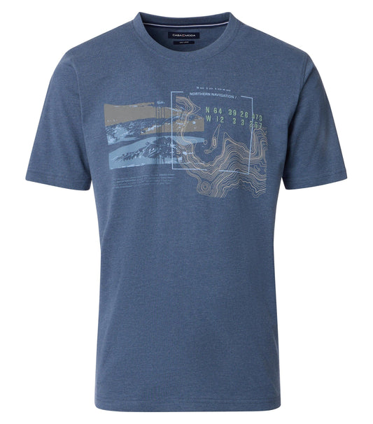 Casa Moda Herren T-Shirt blau