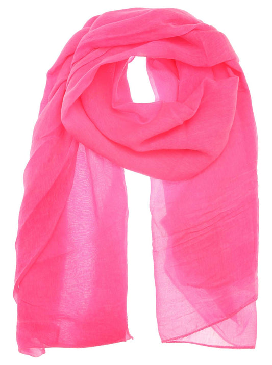Zwillingsherz Damen Schal "Uni II" pink