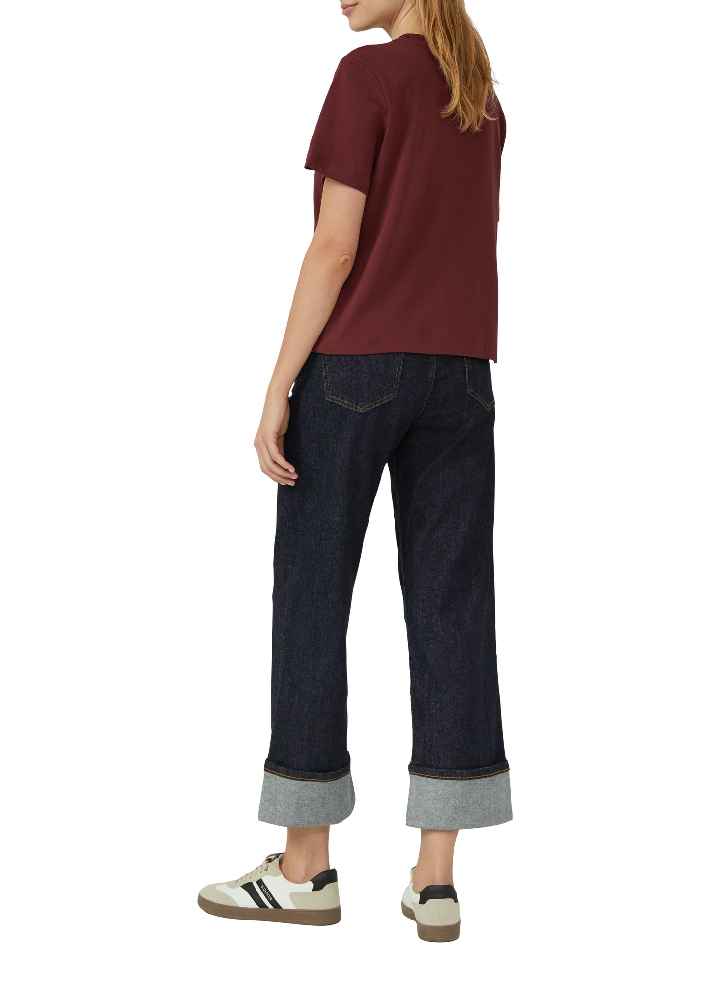 s.Oliver Damen T-Shirt rot
