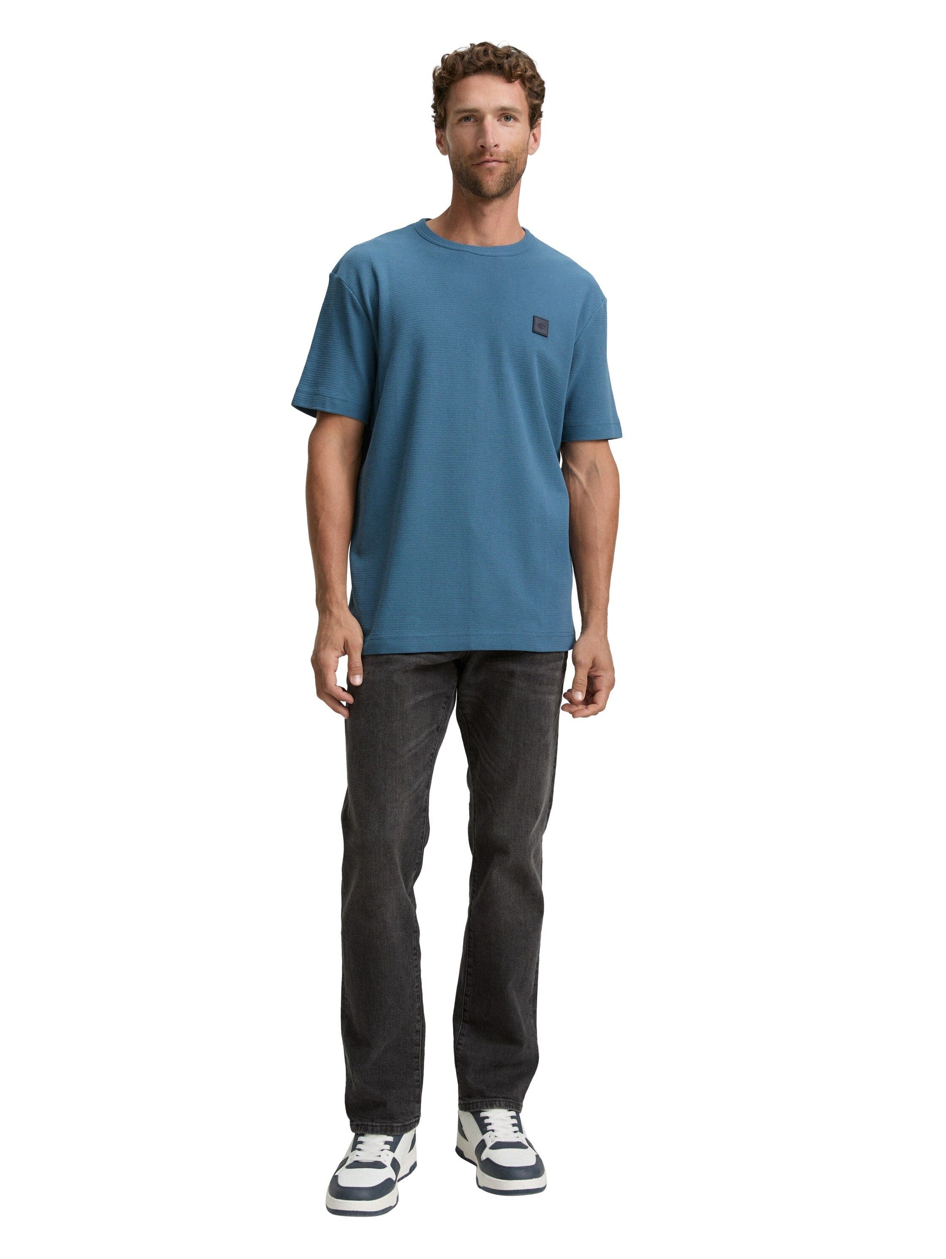 Tom Tailor Herren Shirt blau