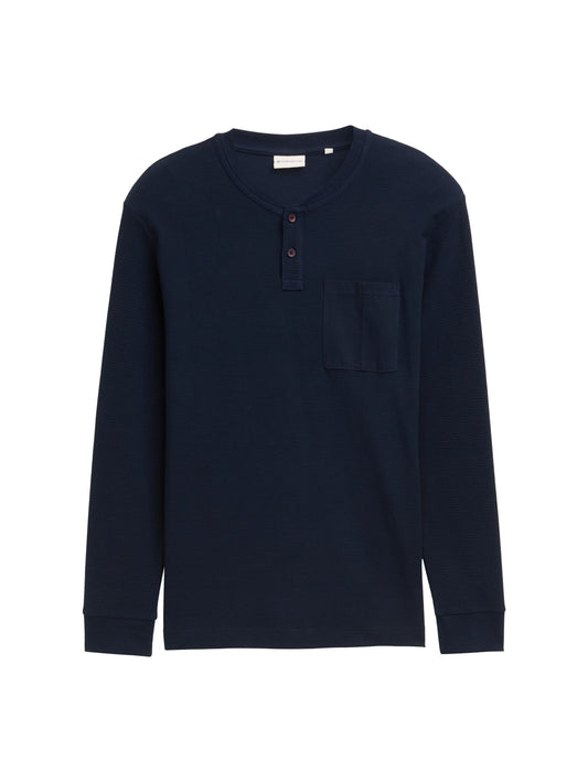 Tom Tailor Herren Langarmshirt XXXL blau