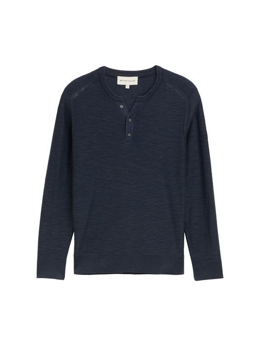 Tom Tailor Herren Pullover blau