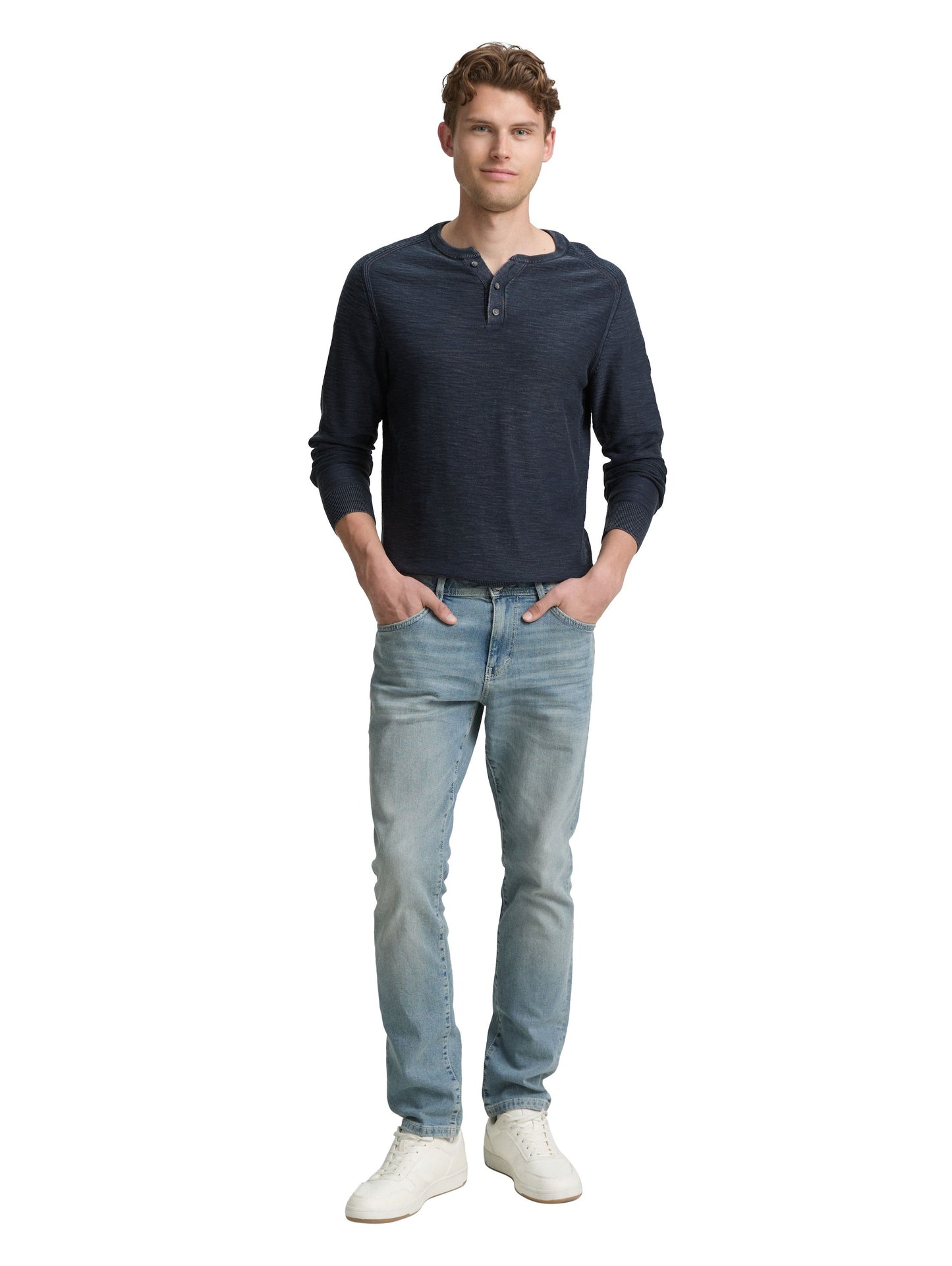 Tom Tailor Herren Pullover blau