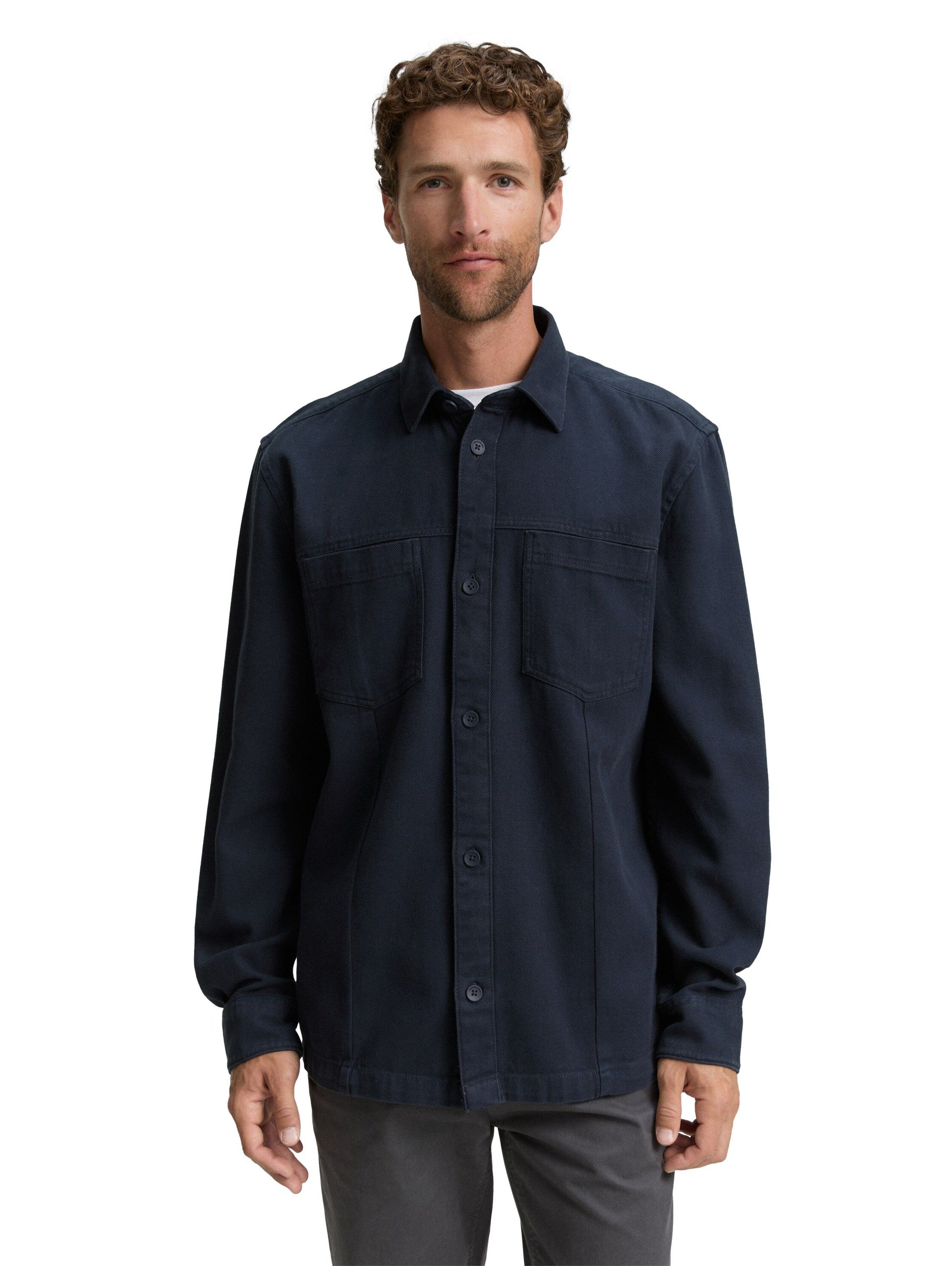 Tom Tailor Herren Jacke blau