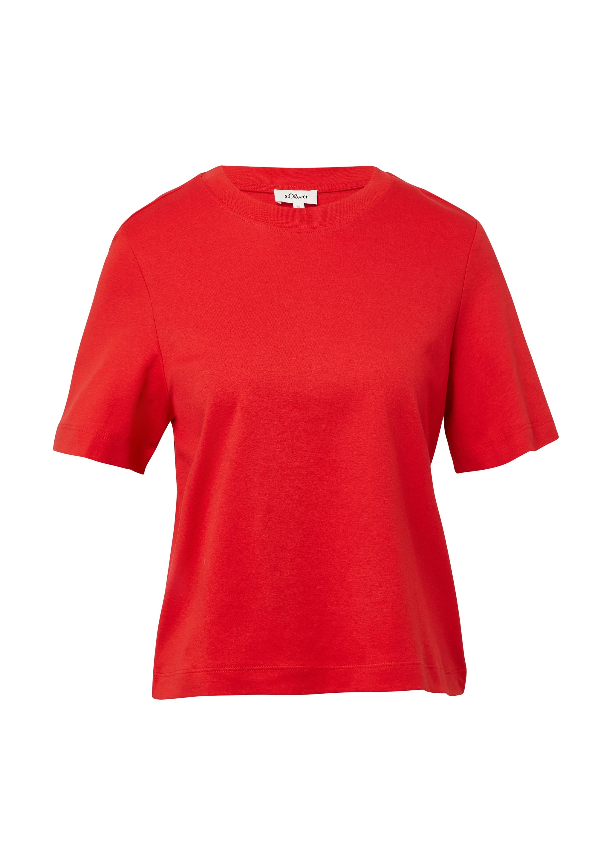 s. Oliver Damen T-Shirt rot