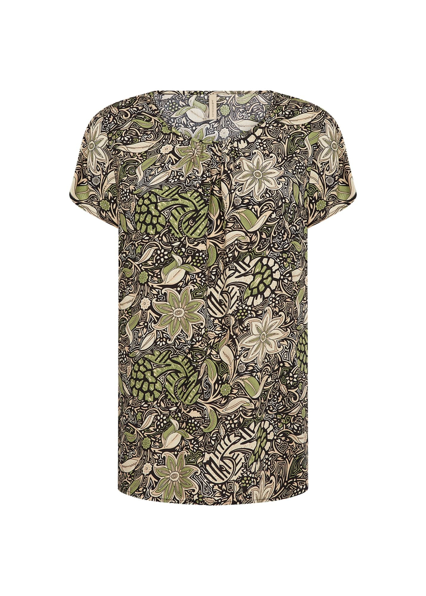 Soyaconcept Damen Bluse SC-ROSINE 2 XXL grün