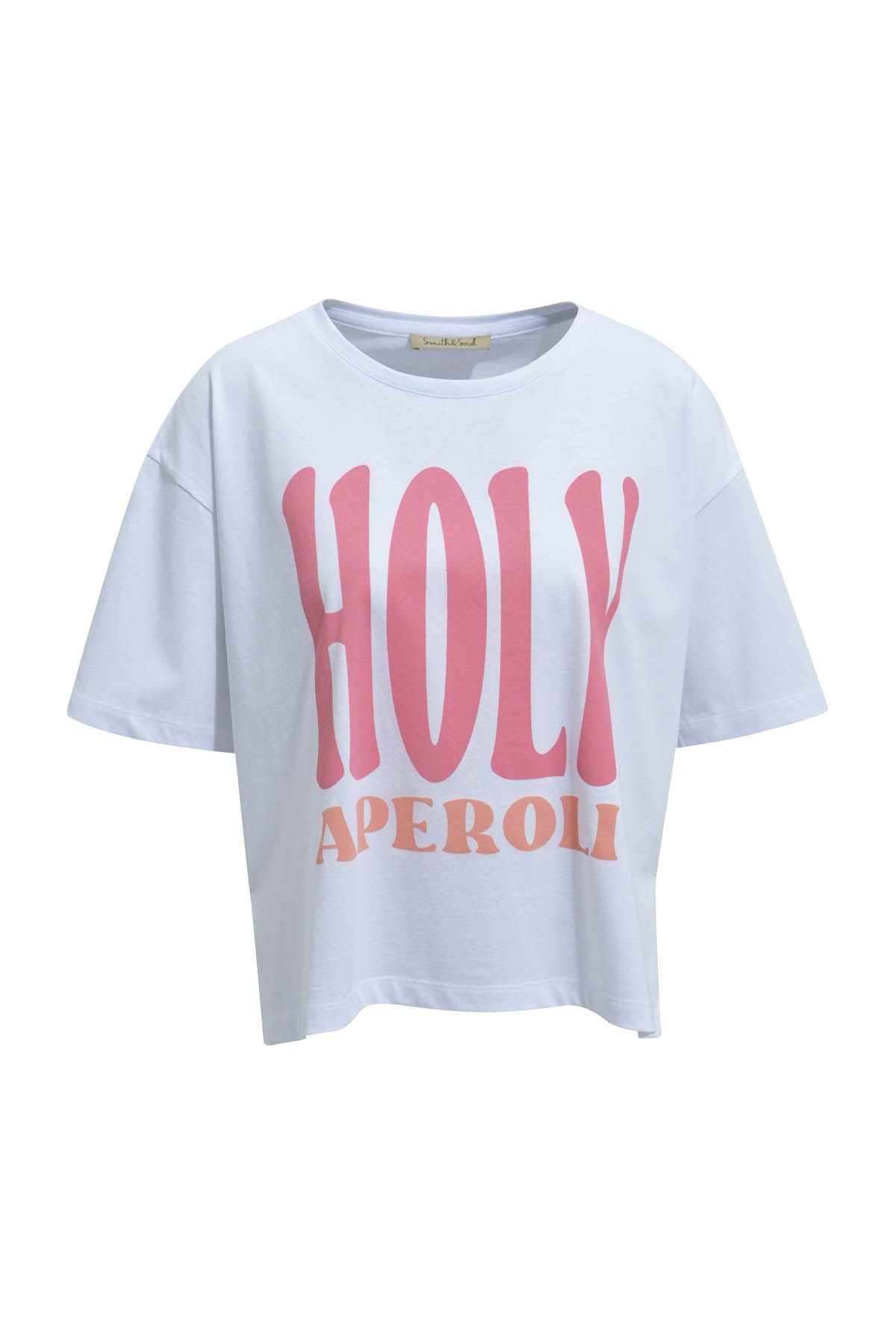 Smith&Soul Damen Boxy T-Shirt Wording XL weiß