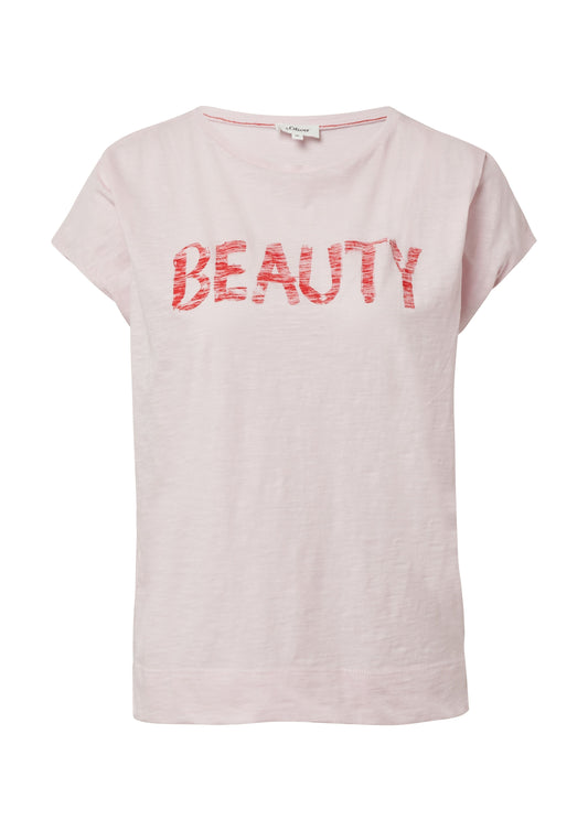 s.Oliver Damen T-Shirt rosa