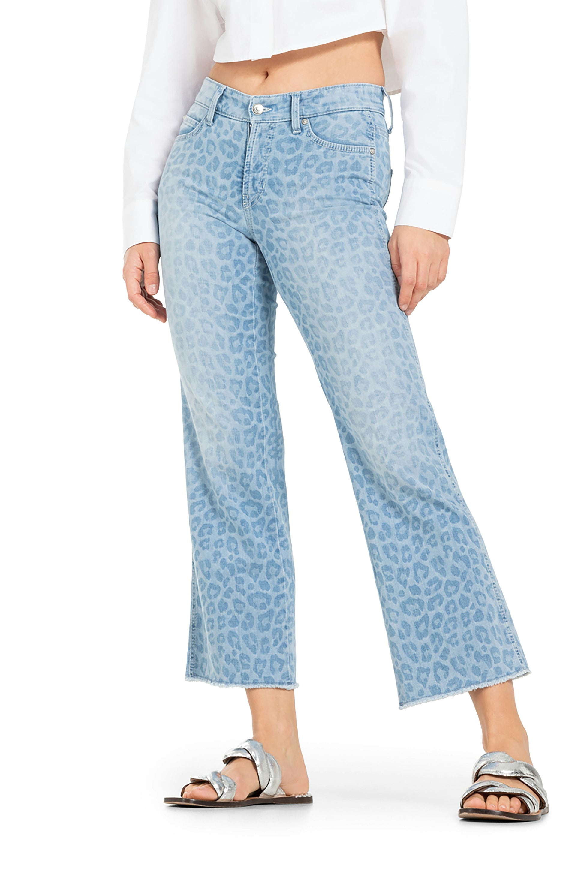 Cambio Damen Jeans Francesca blau