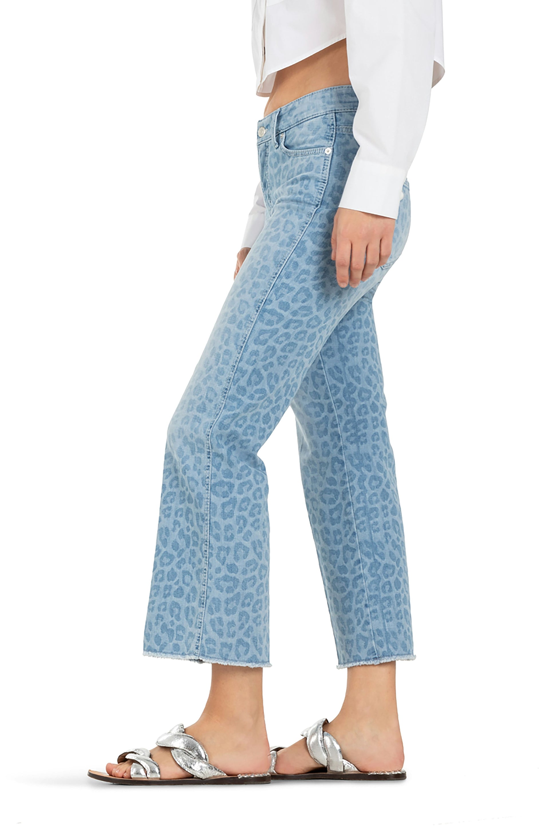 Cambio Damen Jeans Francesca blau
