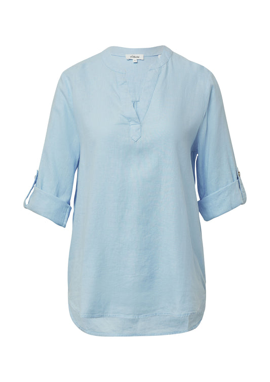 s.Oliver Damen Bluse blau