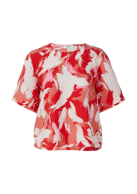 s.Oliver Damen Bluse rot