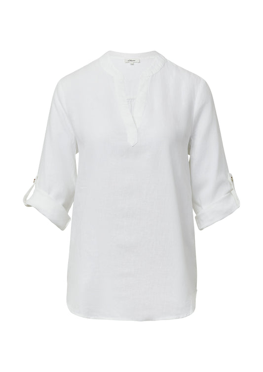 s.Oliver Damen Bluse weiß