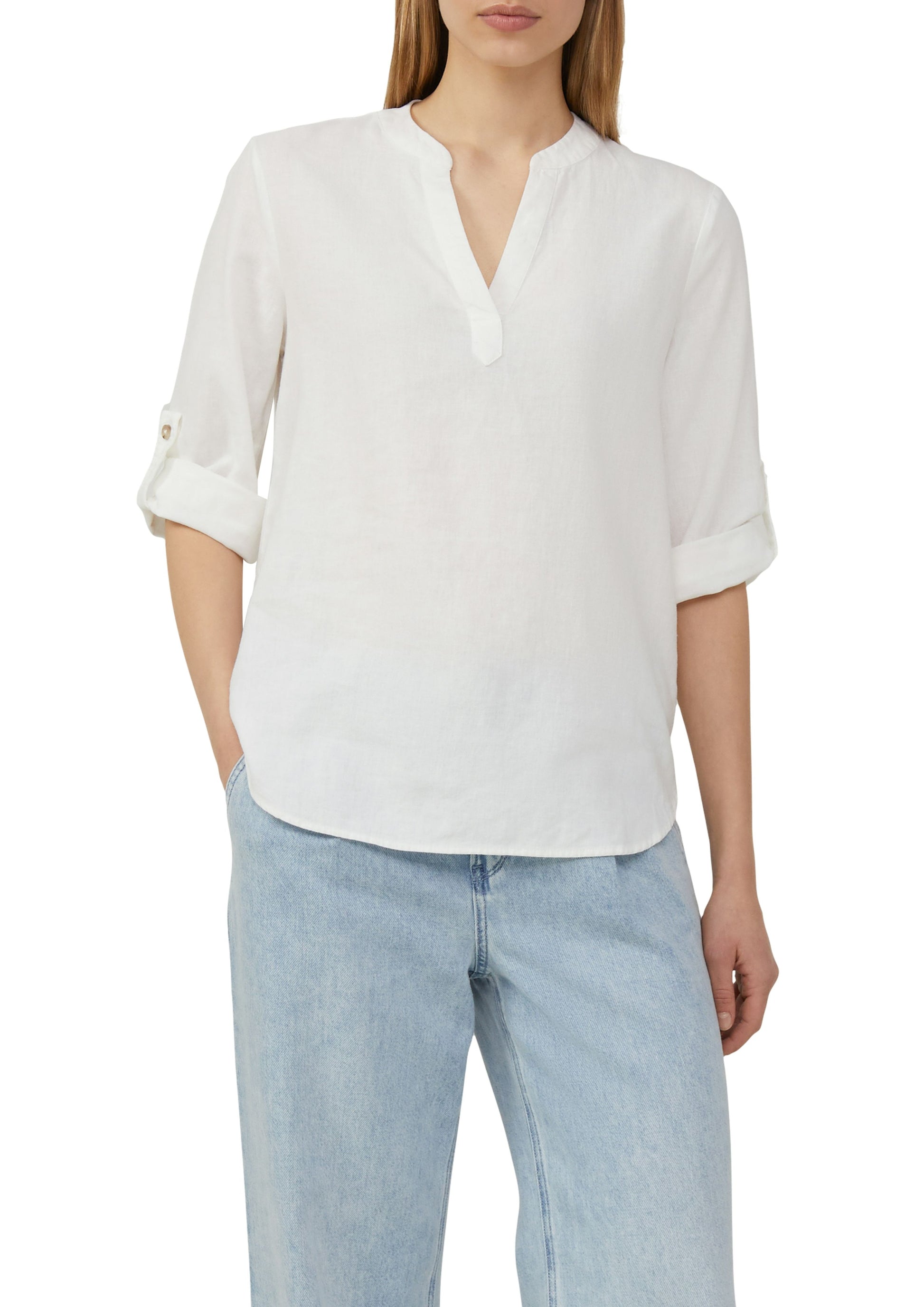 s.Oliver Damen Bluse weiß
