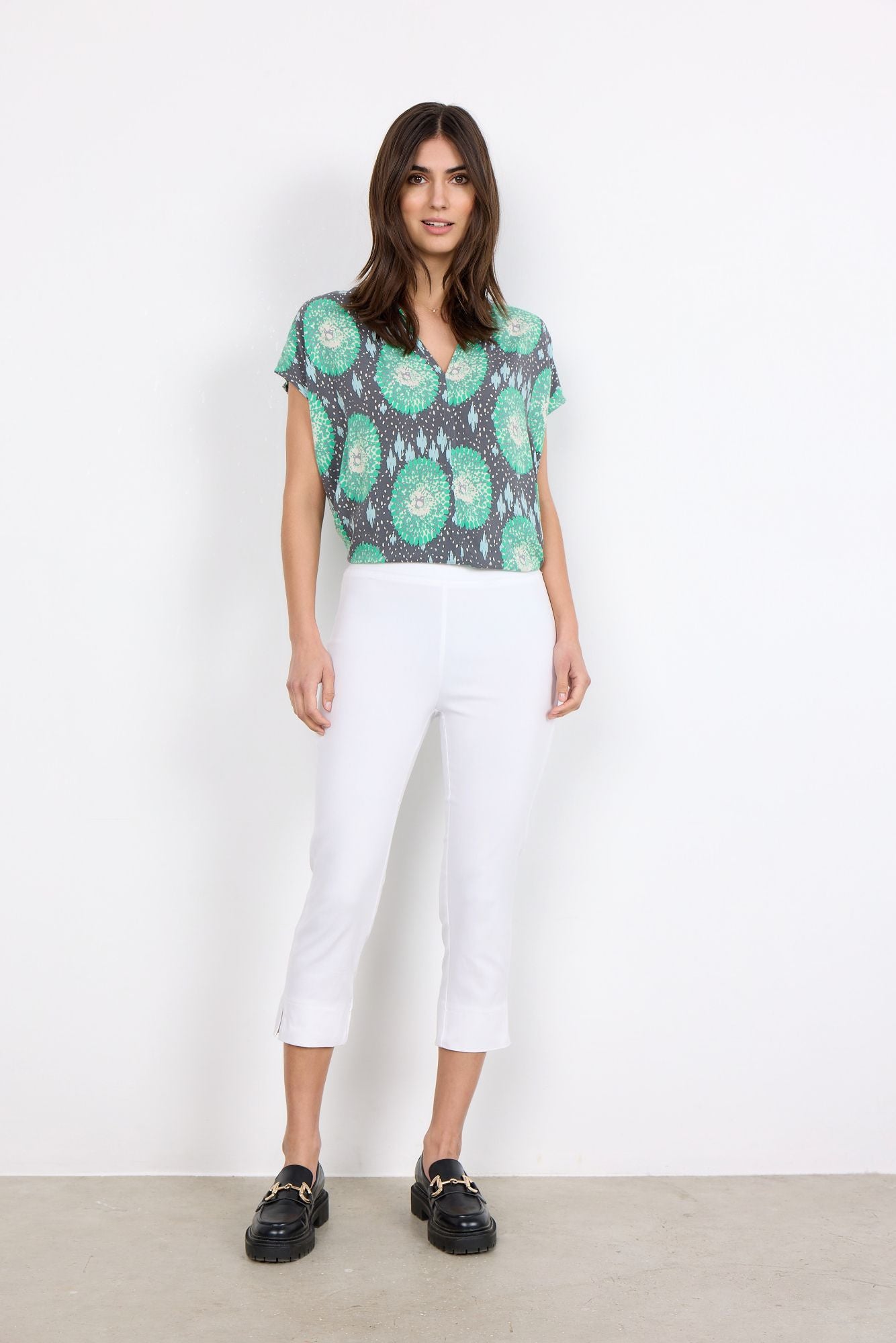 Soyaconcept Damen Hose SC-LILLY 26-B weiß