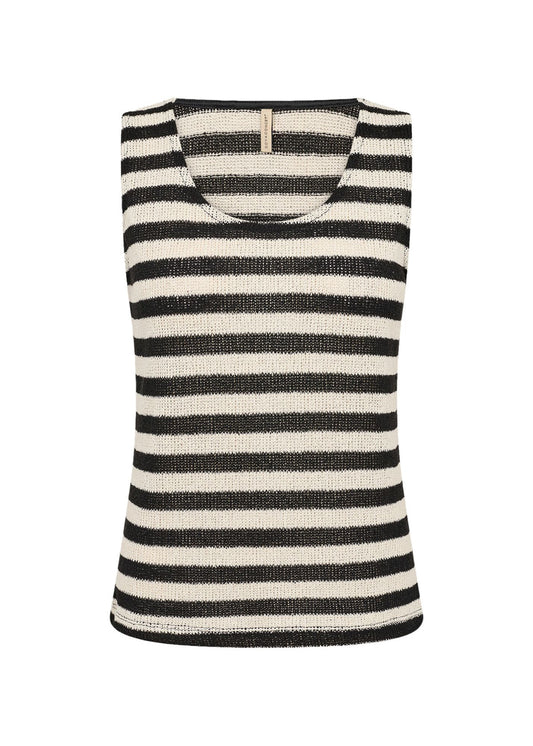 Soyaconcept Damen Top SC-ROSENNA 1 XXL schwarz