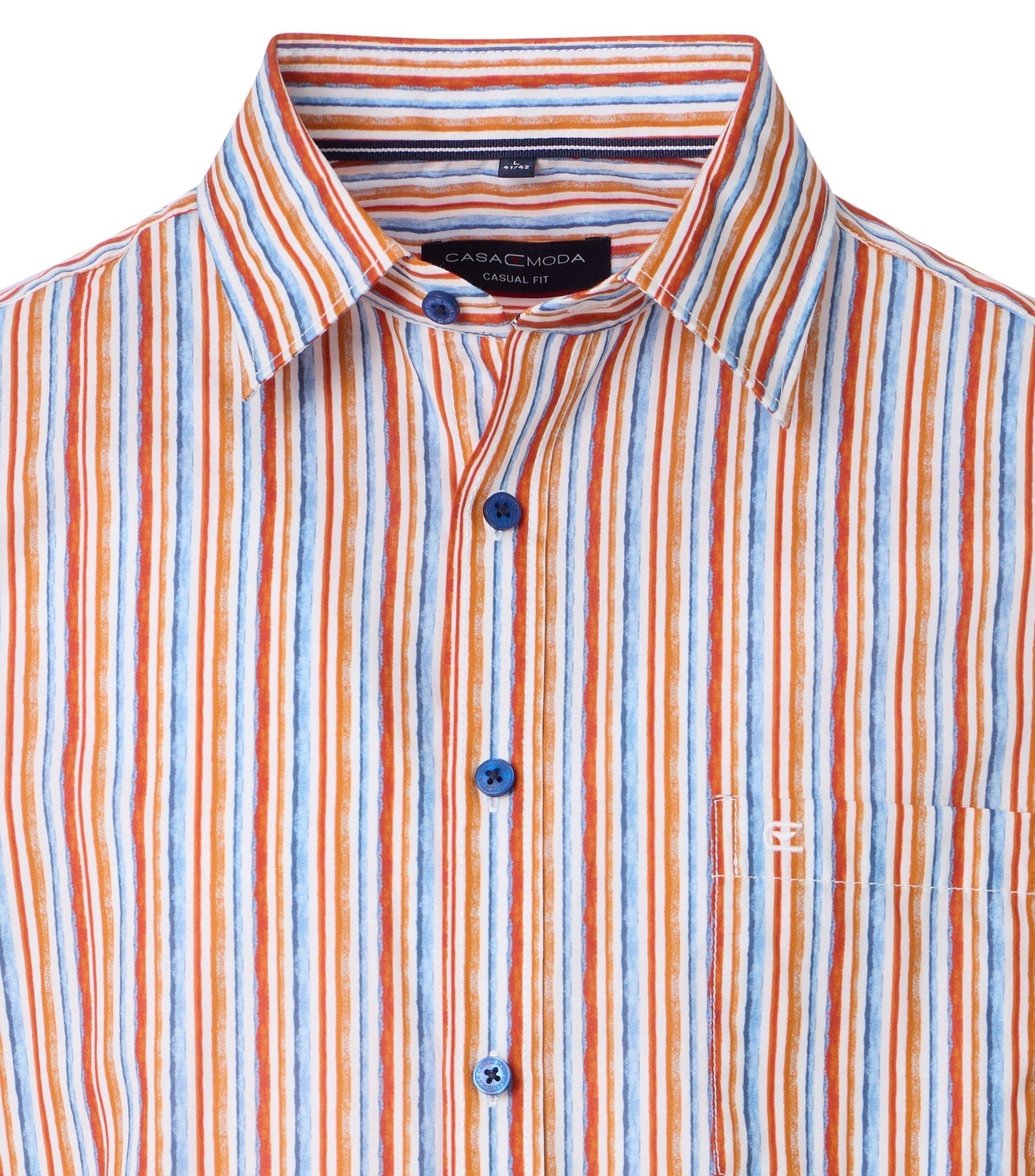 Casa Moda Herren Kurzarmhemd orange