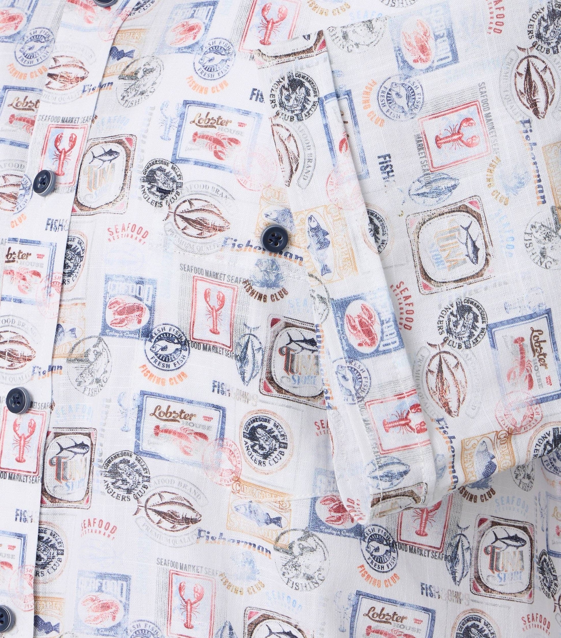 Casa Moda Herren Kurzarmhemd blau