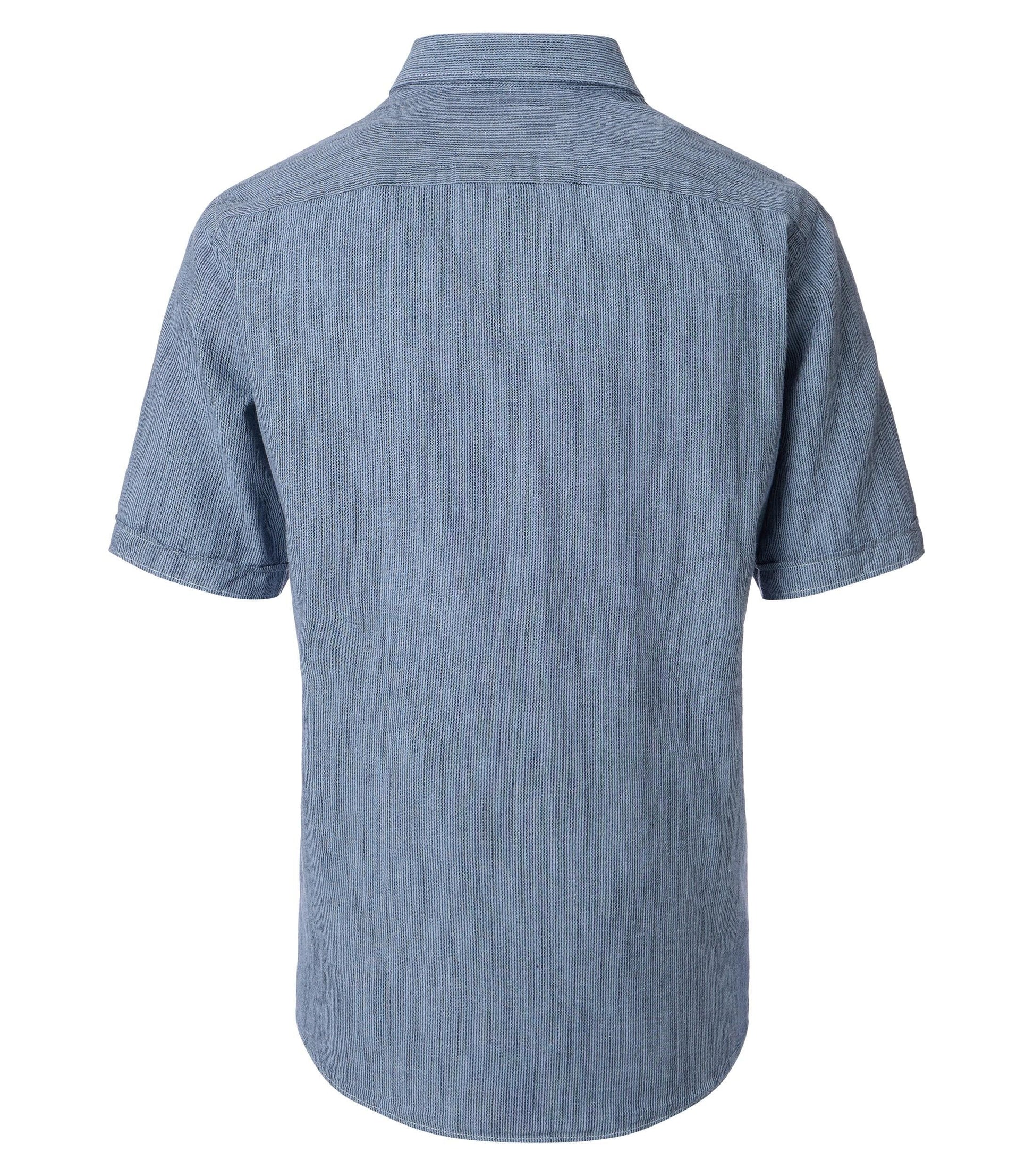 Casa Moda Herren Kurzarmhemd blau