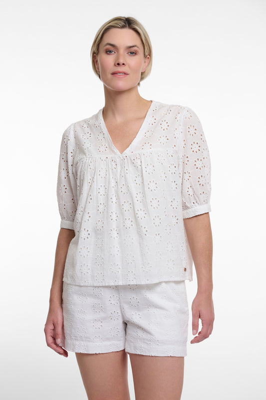 Rino & Pelle Damen Bluse Brave weiß