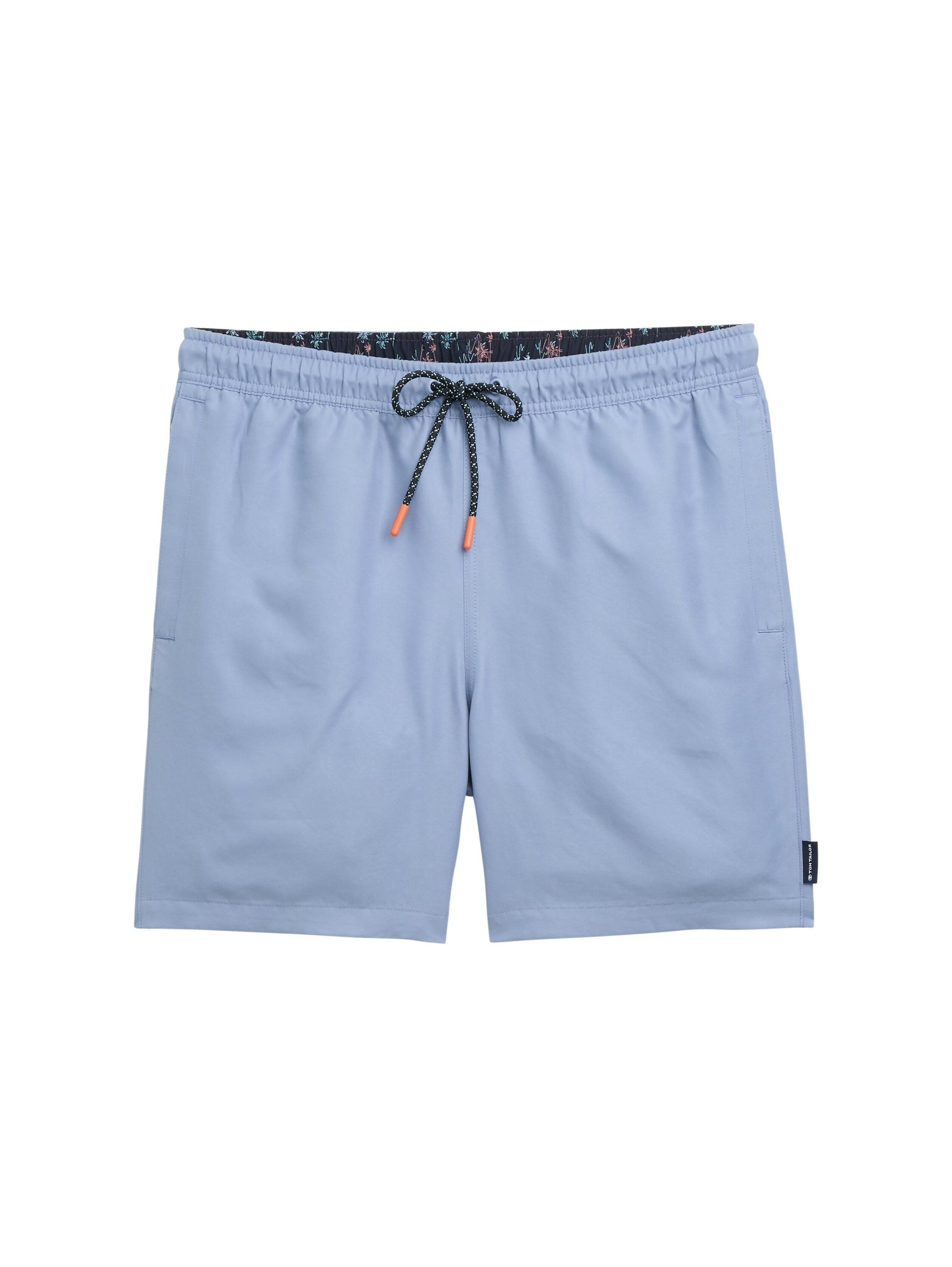 Tom Tailor Herren Basic Badeshorts blau